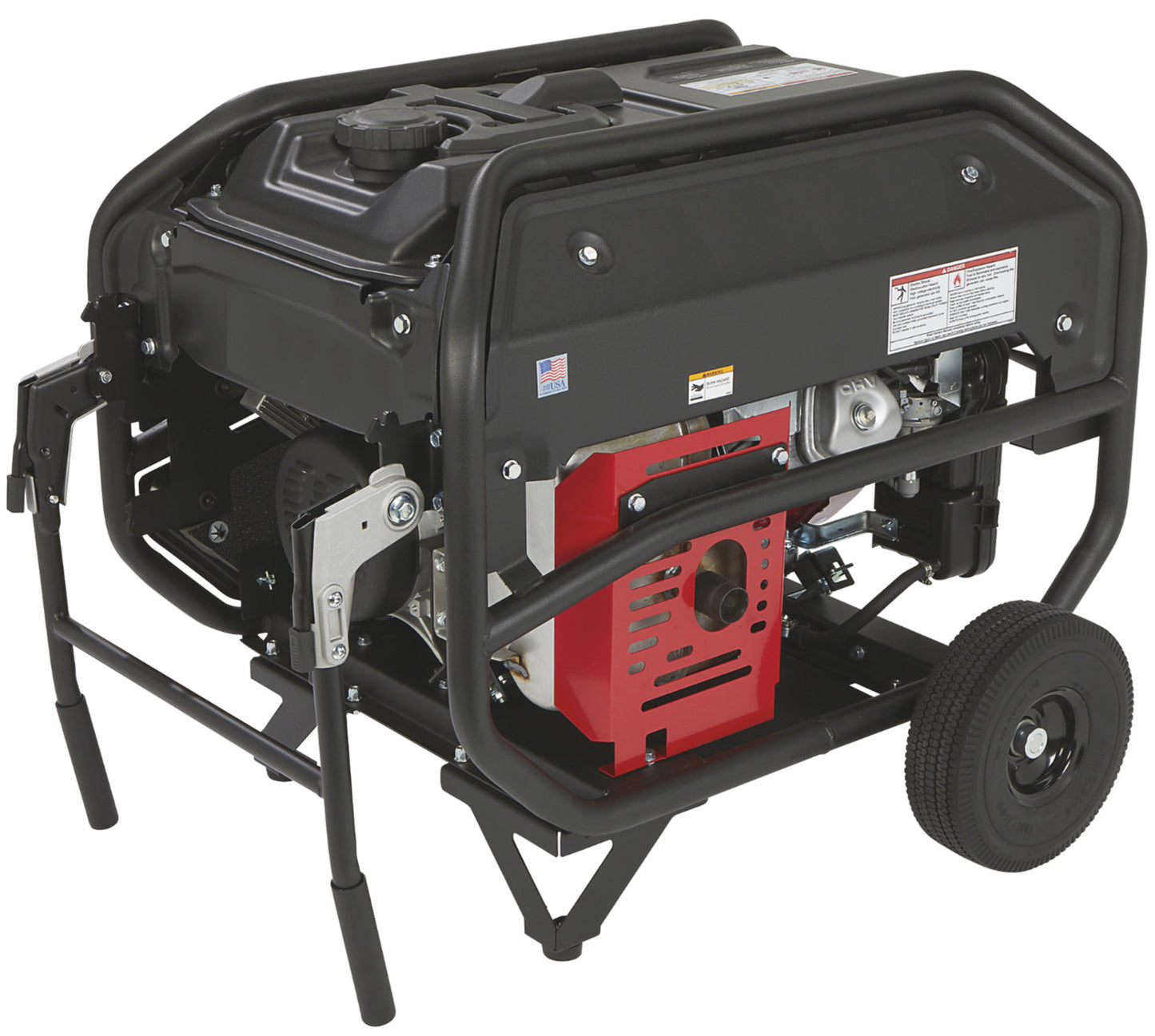 New Honda Powered 8,000 Watt Commercial-Grade Generator w/ Electric Start + 8 Gallon Fuel Tank