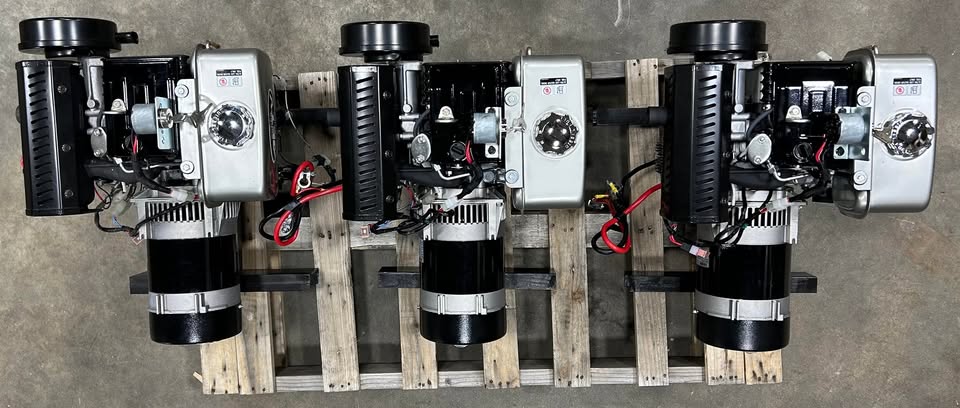 Lot of (3) NEW Kubota Diesel Generator - Excellent Economy 0.23 GPH