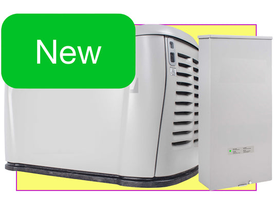 NEW 18,000 Watt Propane/Natural Gas Generator with 200 Amp Automatic Transfer Switch by Generac