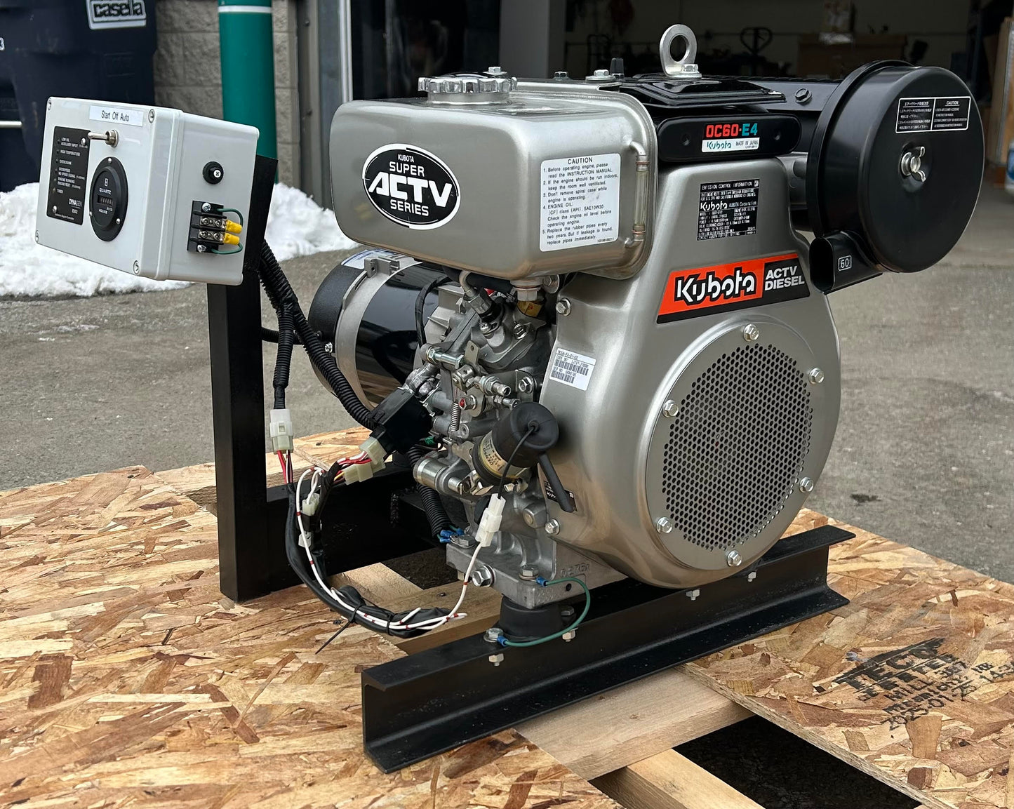 Kubota 4.5 kW Diesel Generator w/ Two-Wire Auto Start Control by Central Maine Diesel - Model # 05504