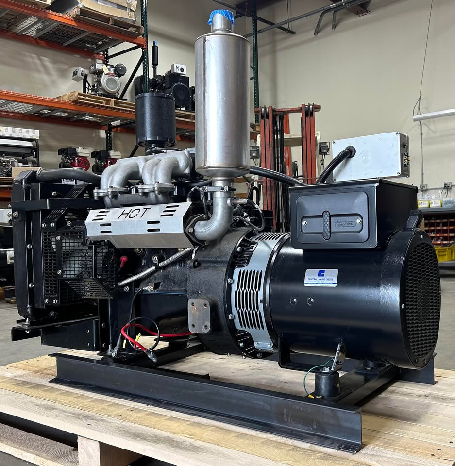 HEAVY-DUTY 21 kW 1800 RPM Propane + Natural Gas Generator by Central Maine Diesel