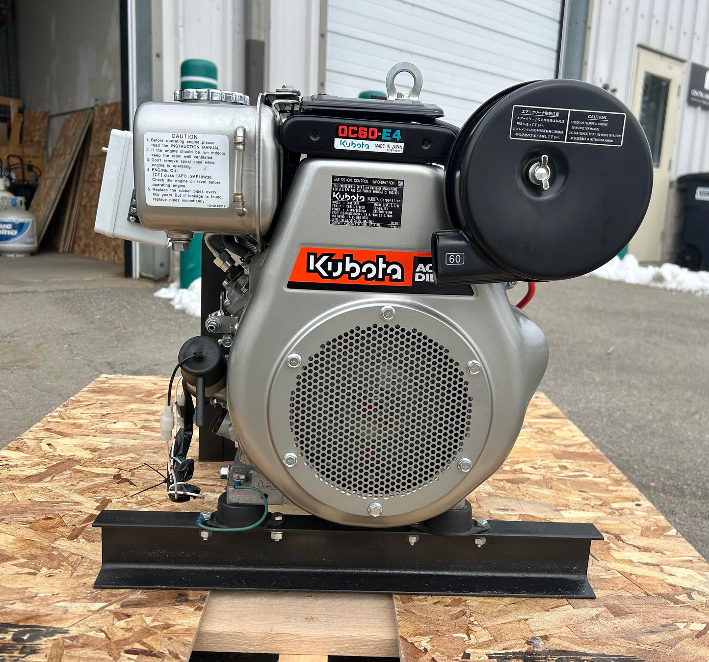 Kubota 4.5 kW Diesel Generator w/ Two-Wire Auto Start Control by Central Maine Diesel - Model # 05504