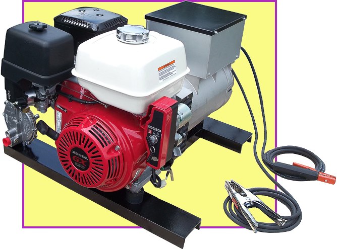 Honda Gas Engine Drive Welder + Generator by Central Maine Diesel - Model # 04550