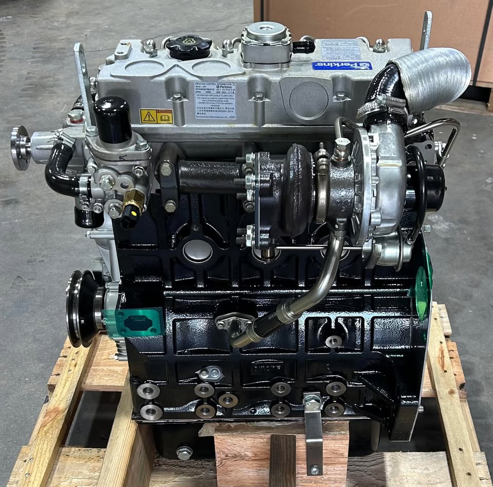BRAND NEW 61 HP Perkins 404D-22T Turbocharged Series Engine by Central Maine Diesel