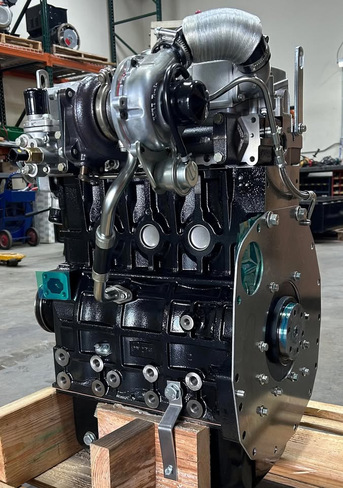 BRAND NEW 61 HP Perkins 404D-22T Turbocharged Series Engine by Central Maine Diesel