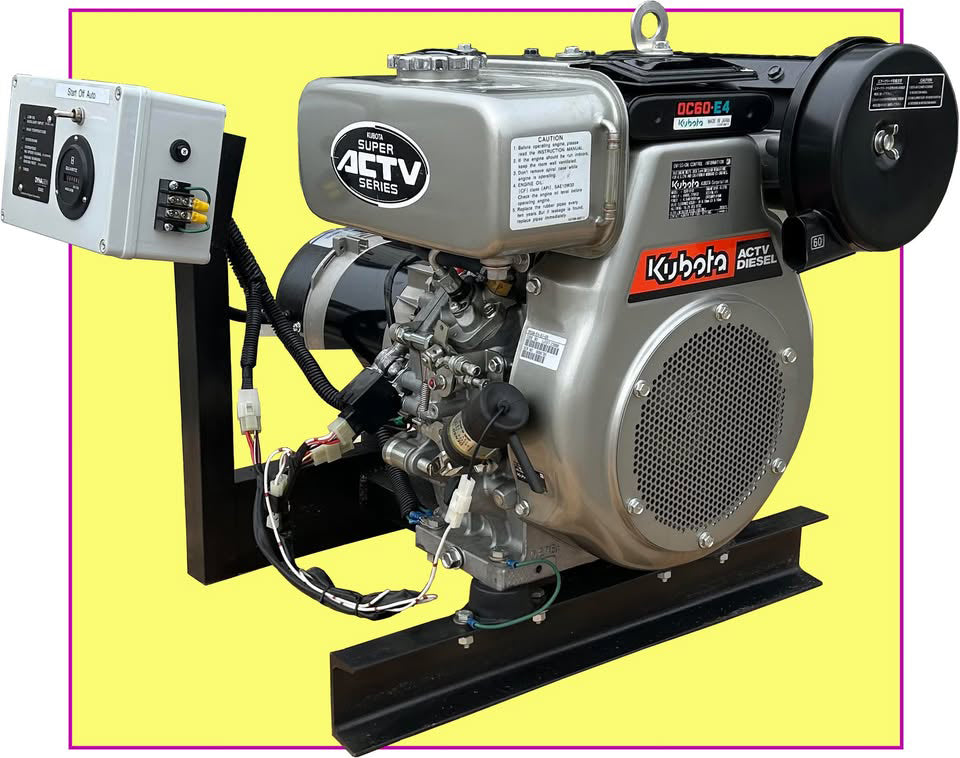 Kubota 4.5 kW Diesel Generator w/ Two-Wire Auto Start Control by Central Maine Diesel - Model # 05504