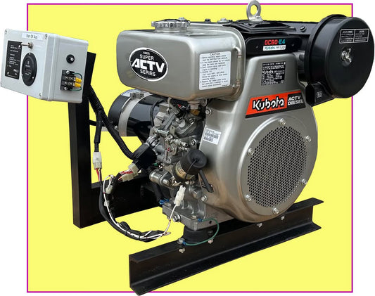 Kubota 4.5 kW Diesel Generator w/ Two-Wire Auto Start Control by Central Maine Diesel - Model # 05504