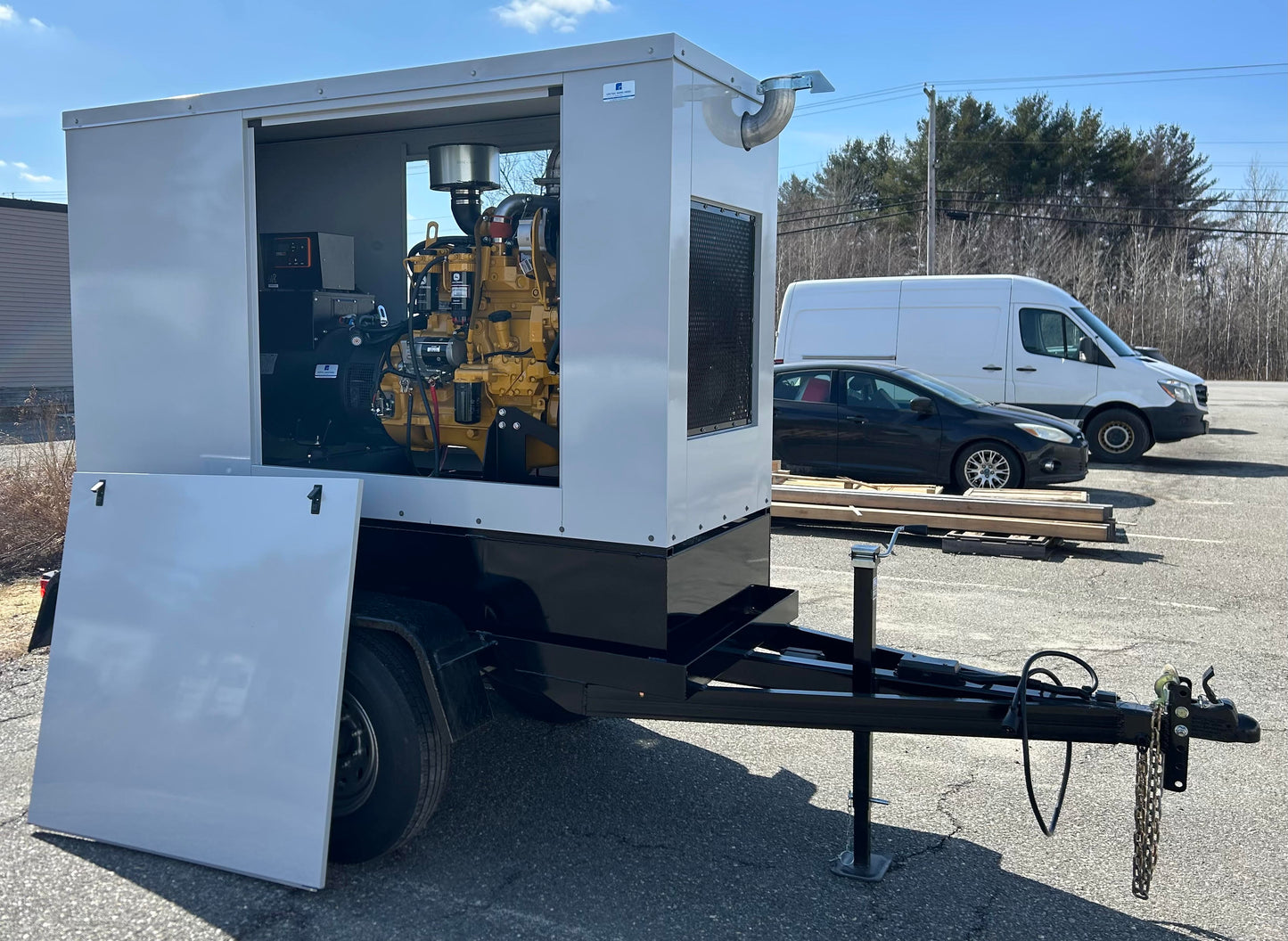 Mobile John Deere 55 kW Diesel Generator by Central Maine Diesel - Model # 07270
