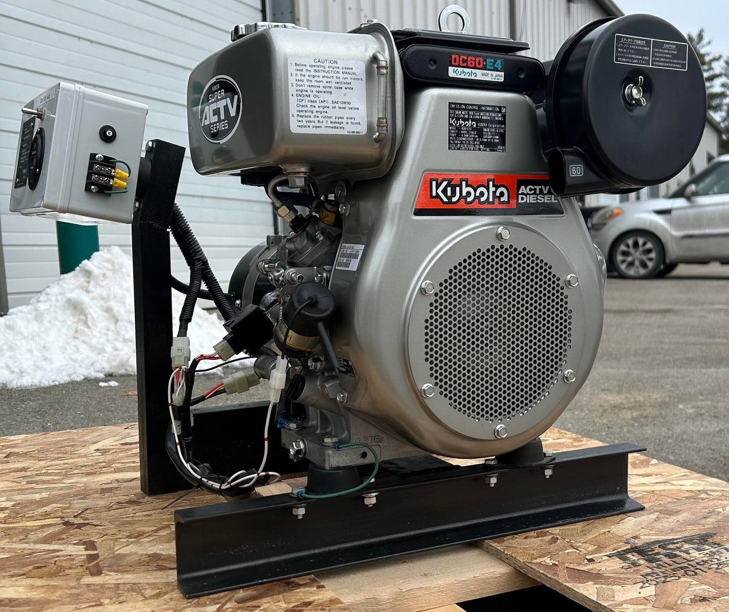 Kubota 4.5 kW Diesel Generator w/ Two-Wire Auto Start Control by Central Maine Diesel - Model # 05504