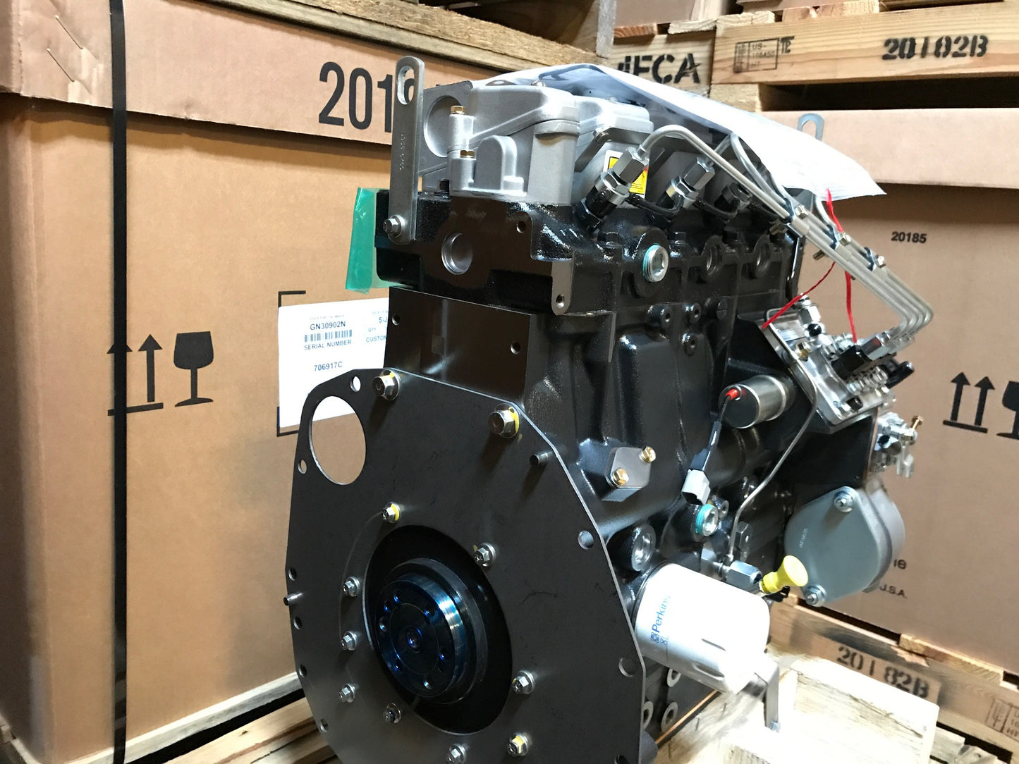 New 51 HP Perkins 404D-22G Industrial Long Engine by Central Maine Diesel