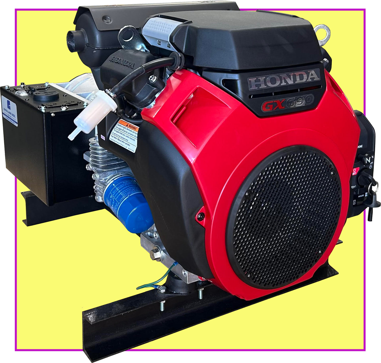 New Honda Powered 15,000 Watts Generator by Central Maine Diesel