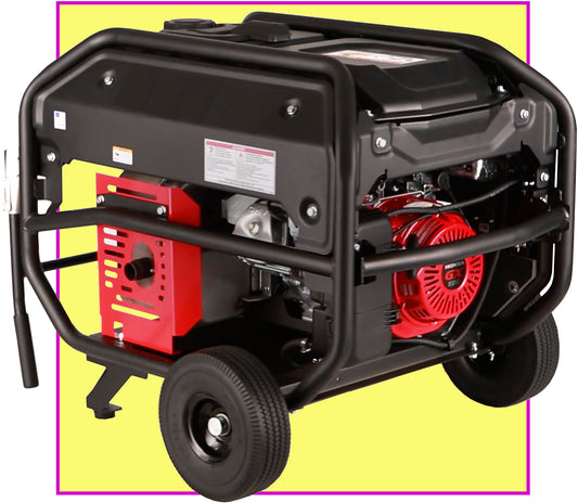New Honda Powered 8,000 Watt Commercial-Grade Generator w/ Electric Start + 8 Gallon Fuel Tank