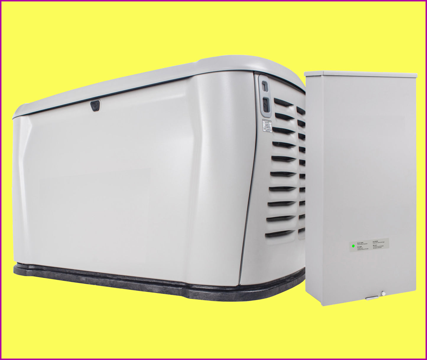 28,000 Watt Propane/Natural Gas Generator with 200 Amp Service Entrance Rated Automatic Transfer Switch by Generac