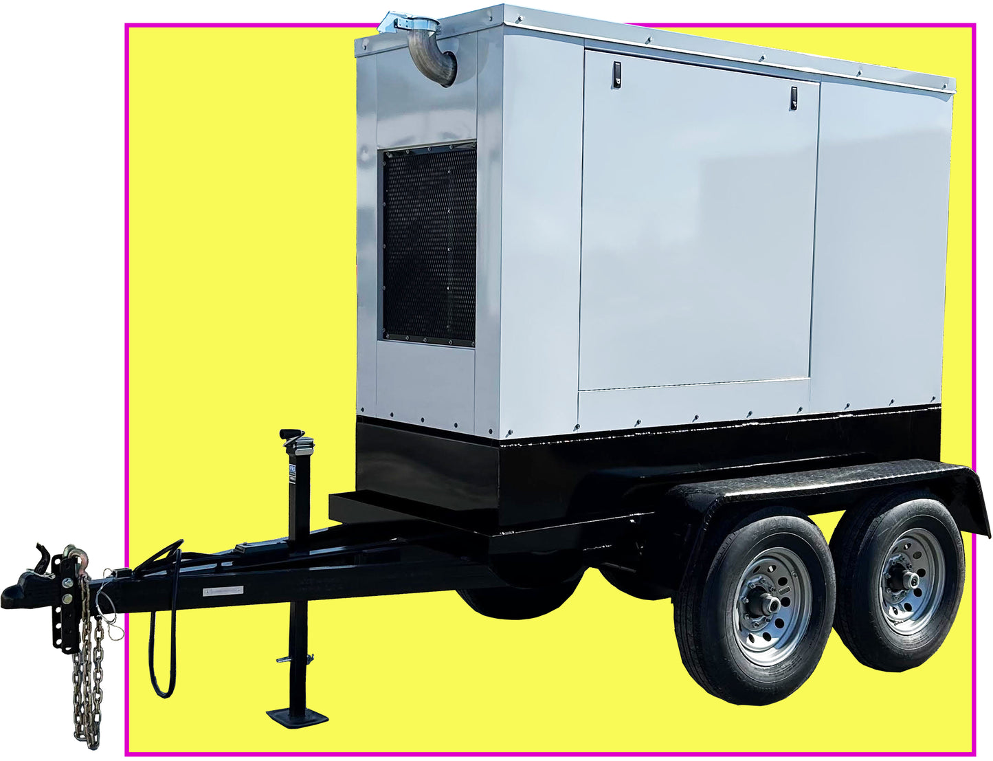 Mobile John Deere 55 kW Diesel Generator by Central Maine Diesel - Model # 07270