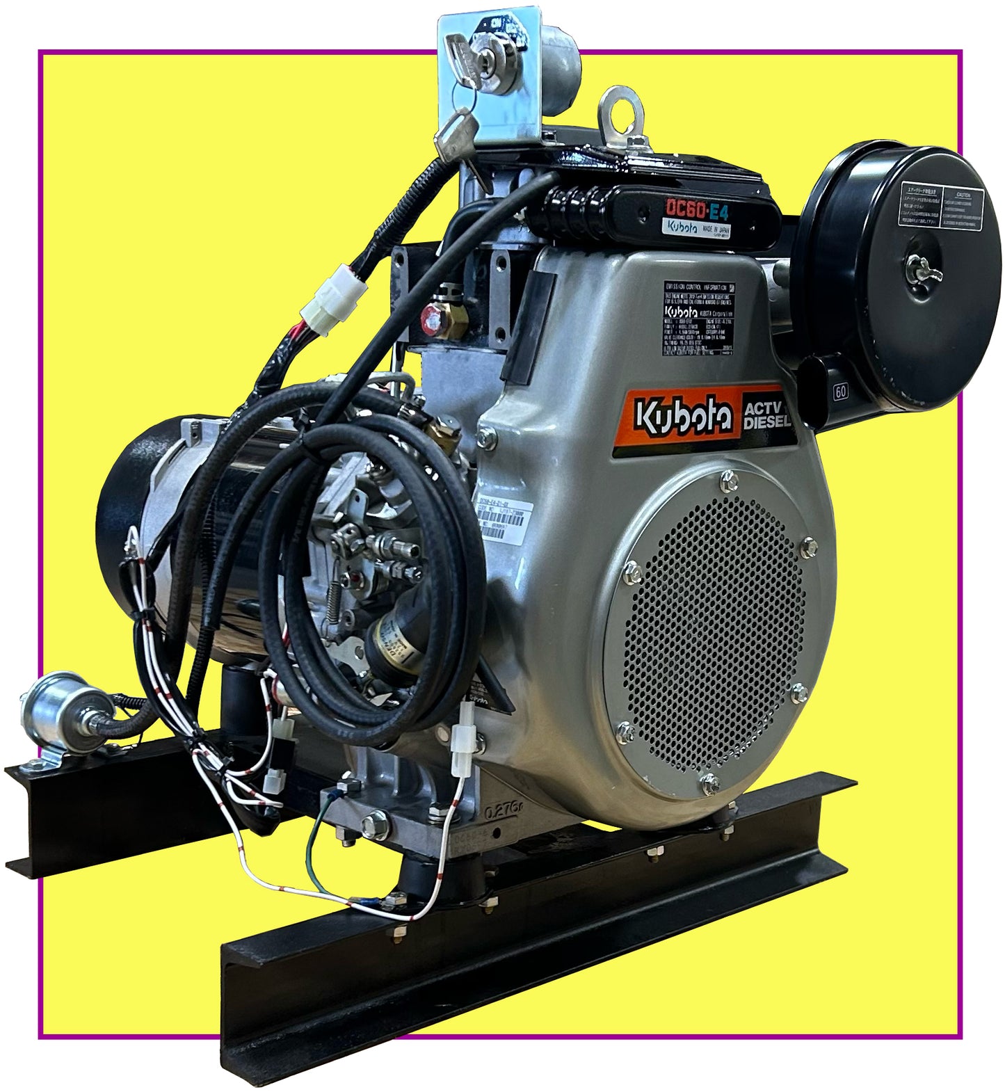 Kubota 4,500 Watt Diesel Generator w/ Electric Fuel  Pump by Central Maine Diesel - Model # 05506