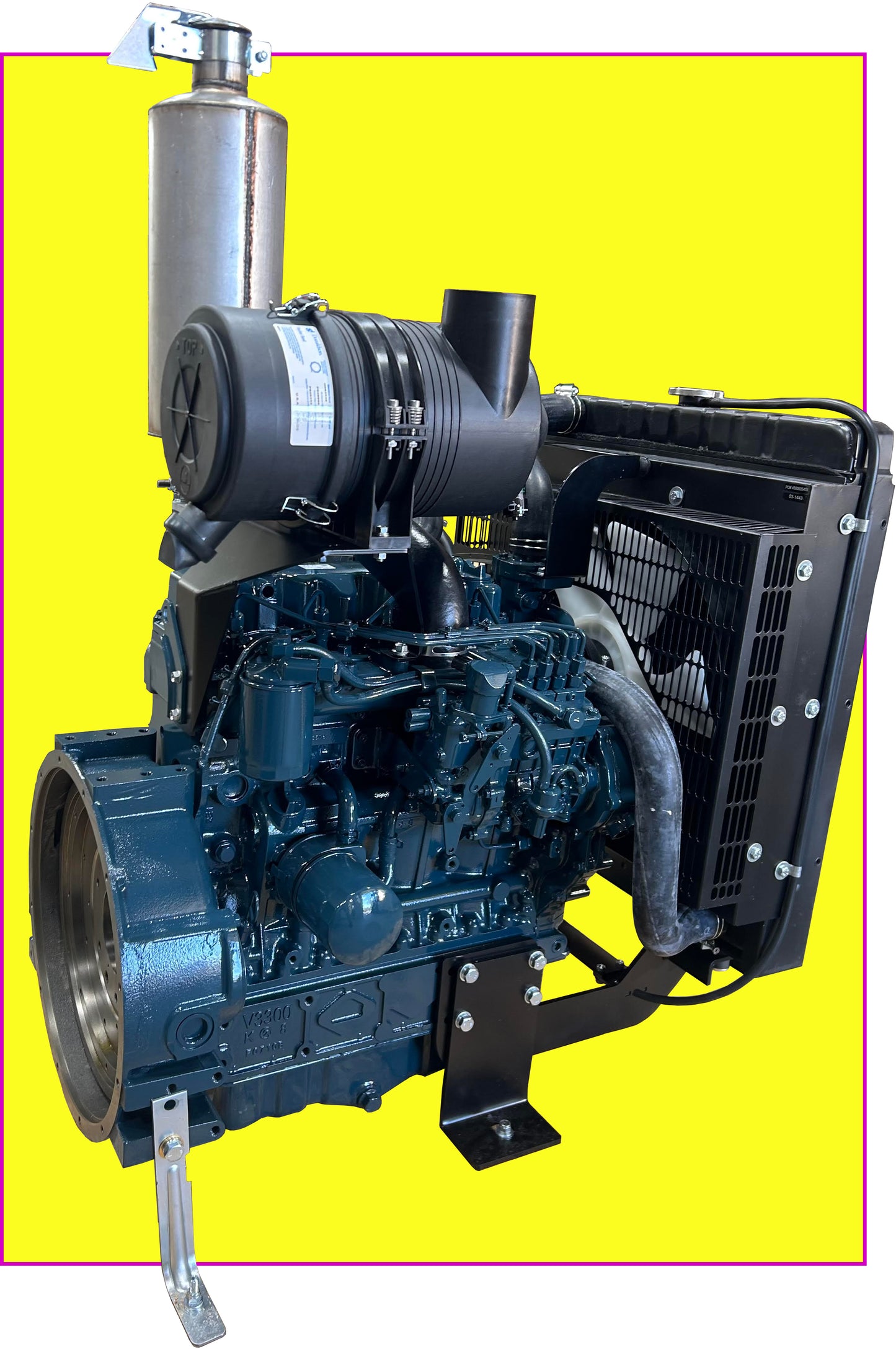 BRAND NEW Kubota V3600TBG Turbocharged Diesel Engine by Central Maine Diesel