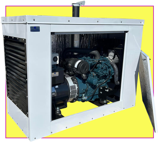 Kubota 30 kW Diesel Generator w/ Enclosure by Central Maine Diesel - Model # 05532