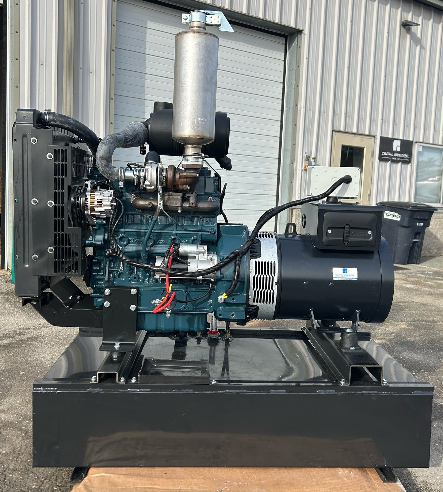 Kubota 40 kW Diesel Generator + 100 Gallon Subbase Fuel Tank by Central Maine Diesel - Model # 05542