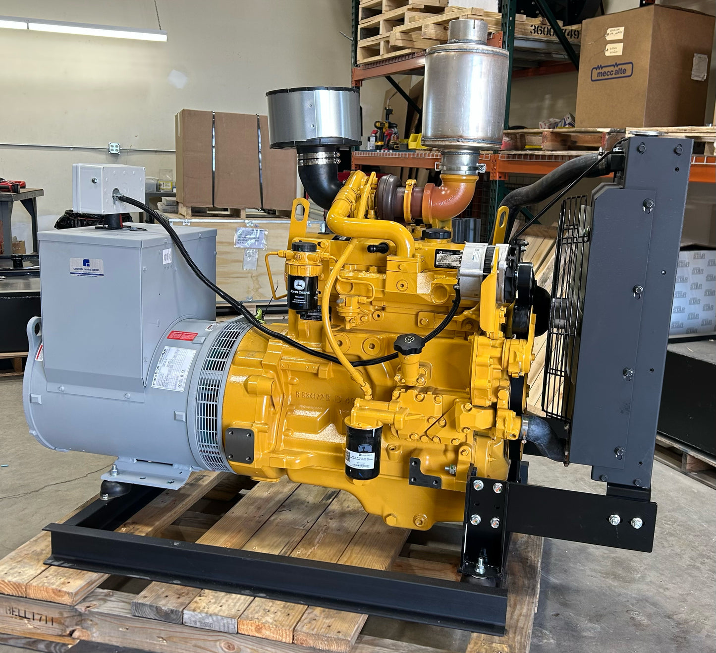 John Deere 55 kW Diesel Generator by Central Maine Diesel - Model # 07205
