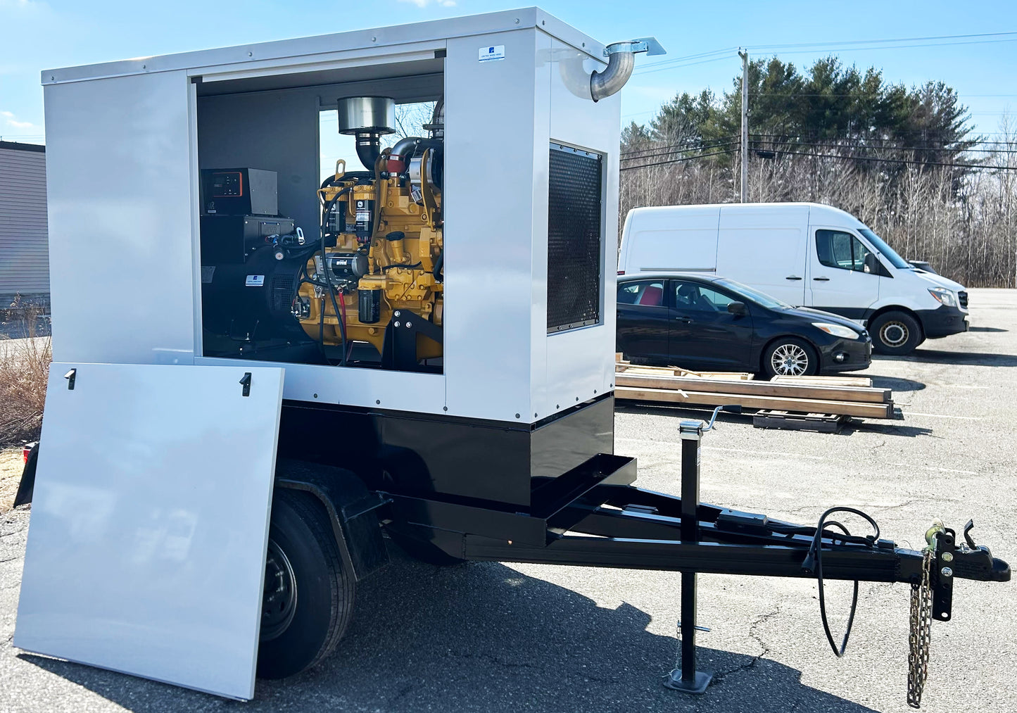Mobile John Deere 55 kW Diesel Generator by Central Maine Diesel - Model # 07270