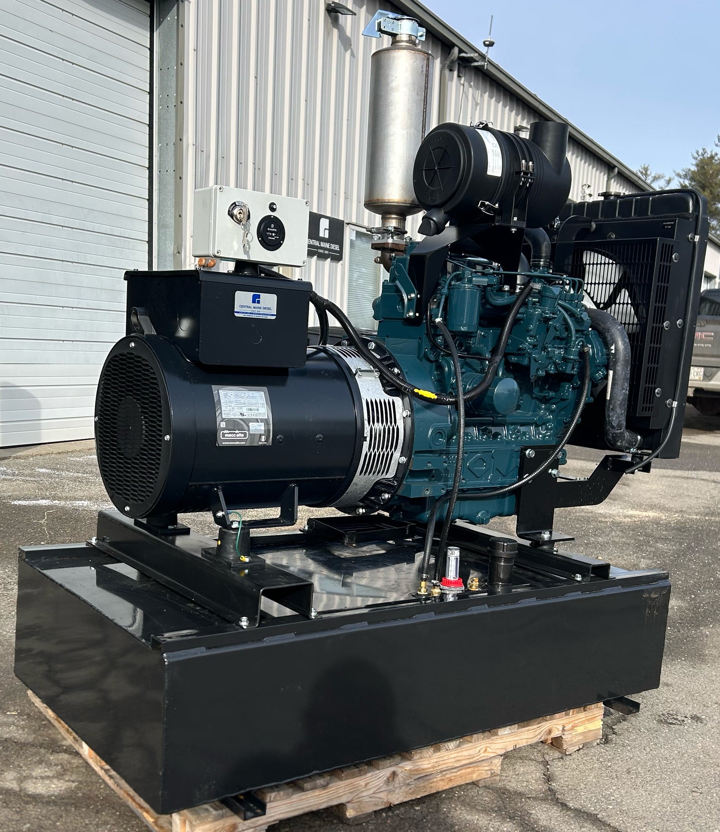 Kubota 40 kW Diesel Generator + 100 Gallon Subbase Fuel Tank by Central Maine Diesel - Model # 05542