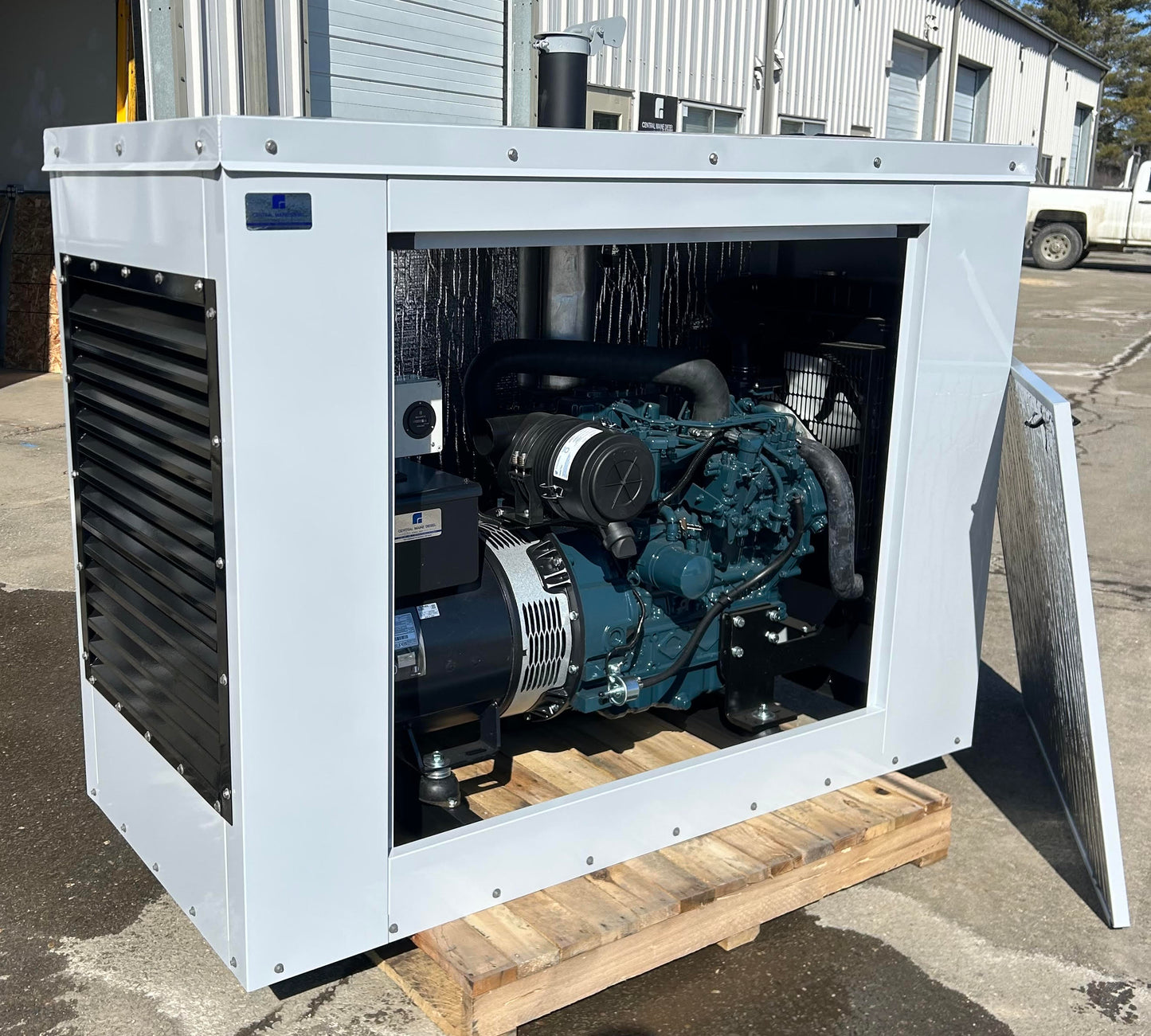 Kubota 30 kW Diesel Generator w/ Enclosure by Central Maine Diesel - Model # 05532