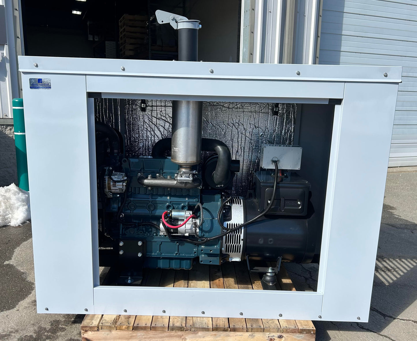 Kubota 30 kW Diesel Generator w/ Enclosure by Central Maine Diesel - Model # 05532