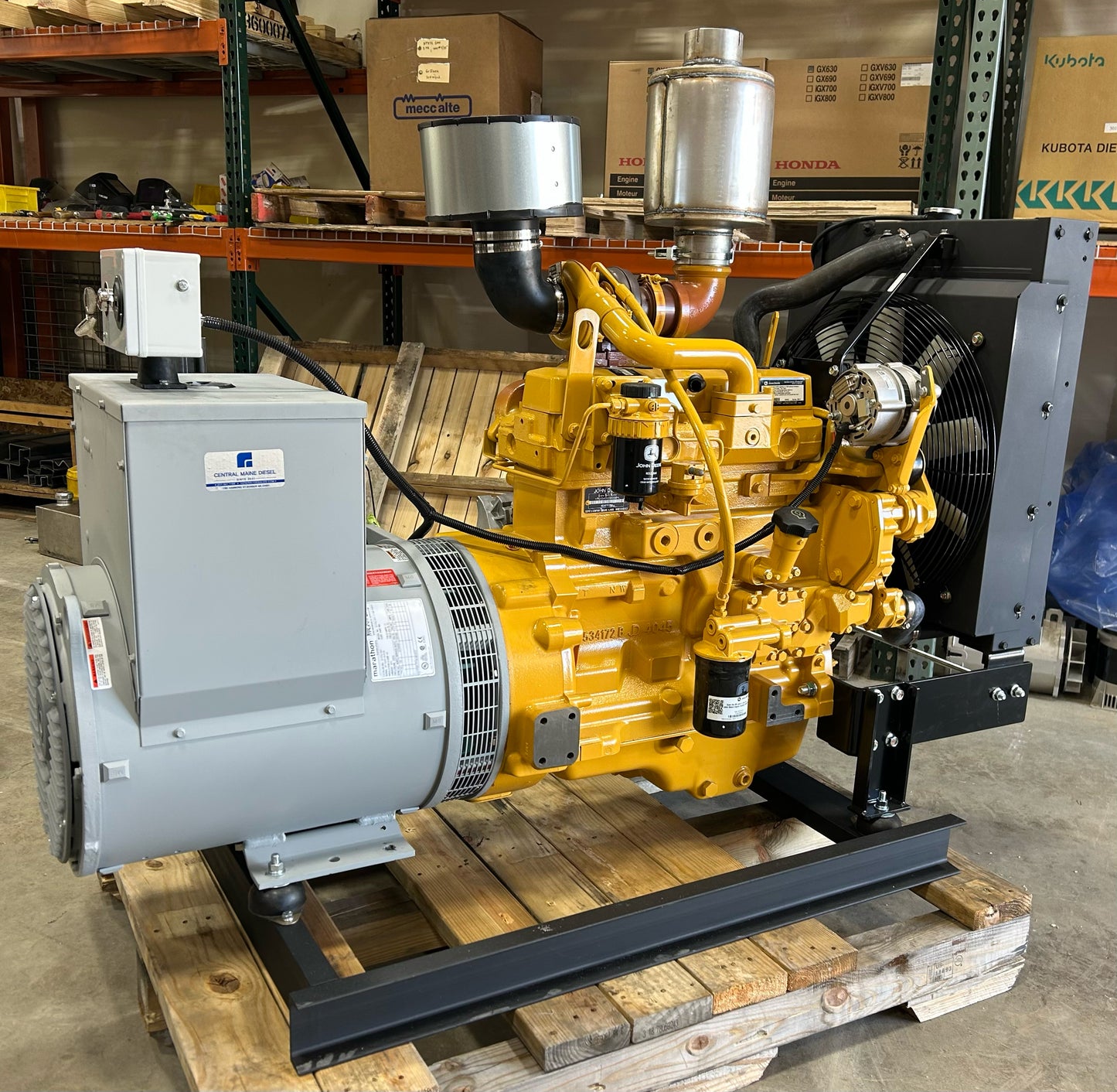 John Deere 55 kW Diesel Generator by Central Maine Diesel - Model # 07205