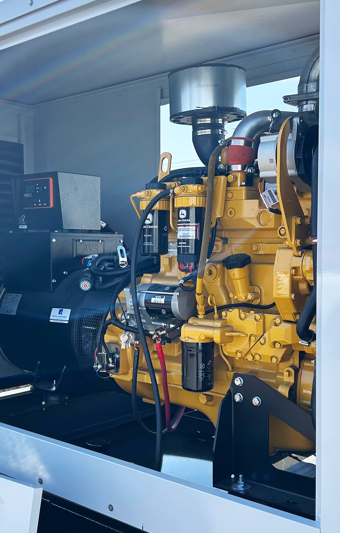 Mobile John Deere 55 kW Diesel Generator by Central Maine Diesel - Model # 07270