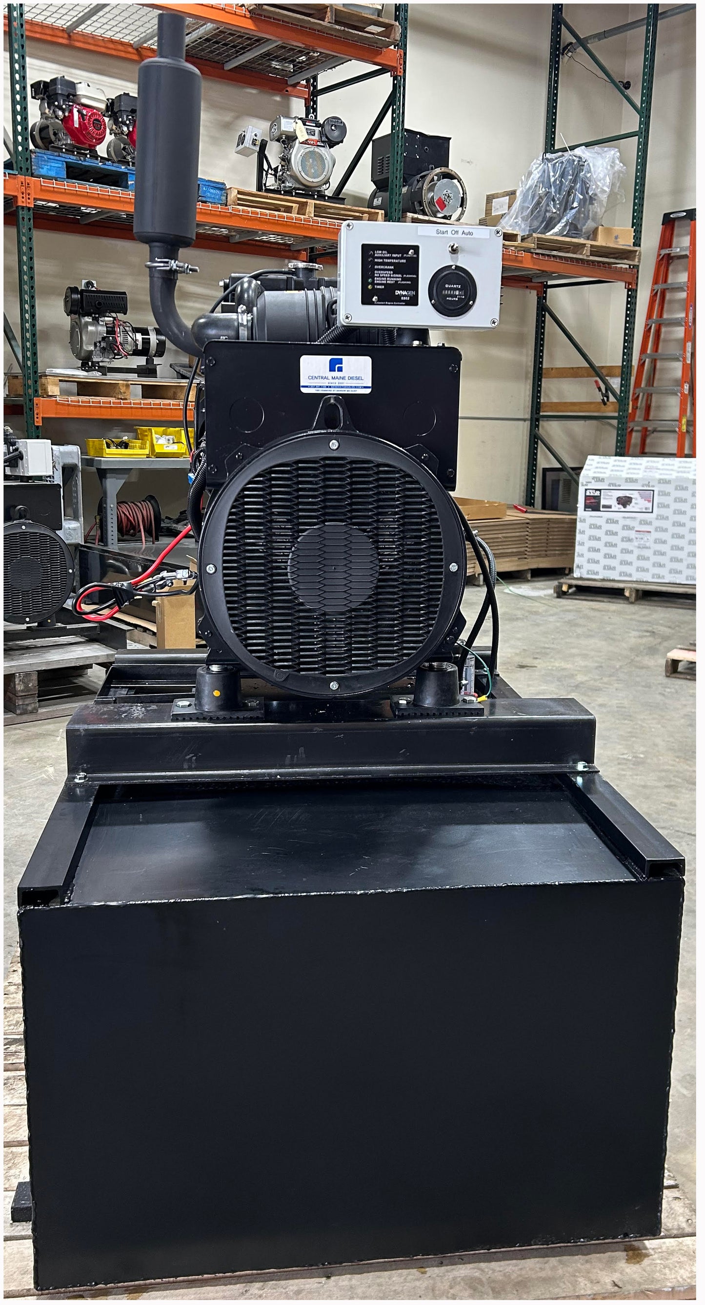NEW Perkins 15 kW Diesel Generator w/ Subbase Fuel Tank by Central Maine Diesel - Model # 09118