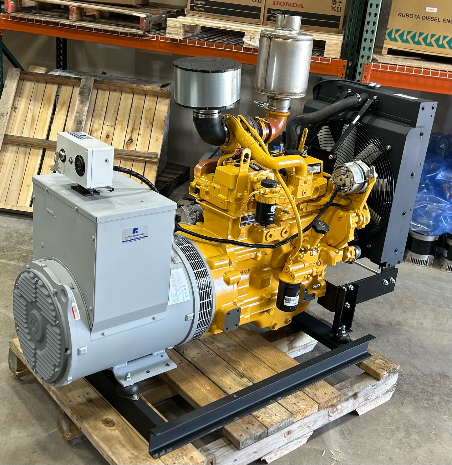 John Deere 55 kW Diesel Generator by Central Maine Diesel - Model # 07205