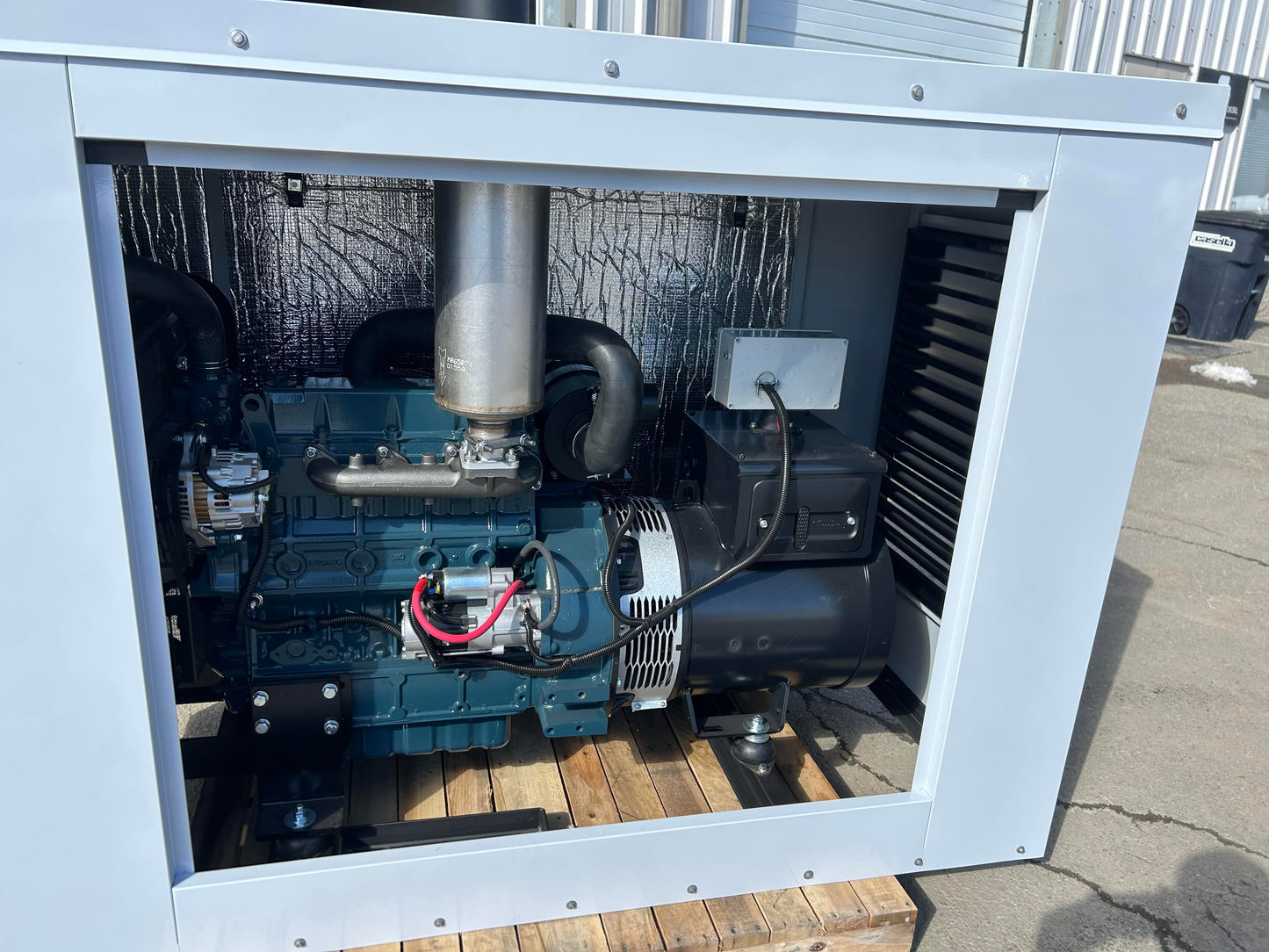 Kubota 30 kW Diesel Generator w/ Enclosure by Central Maine Diesel - Model # 05532