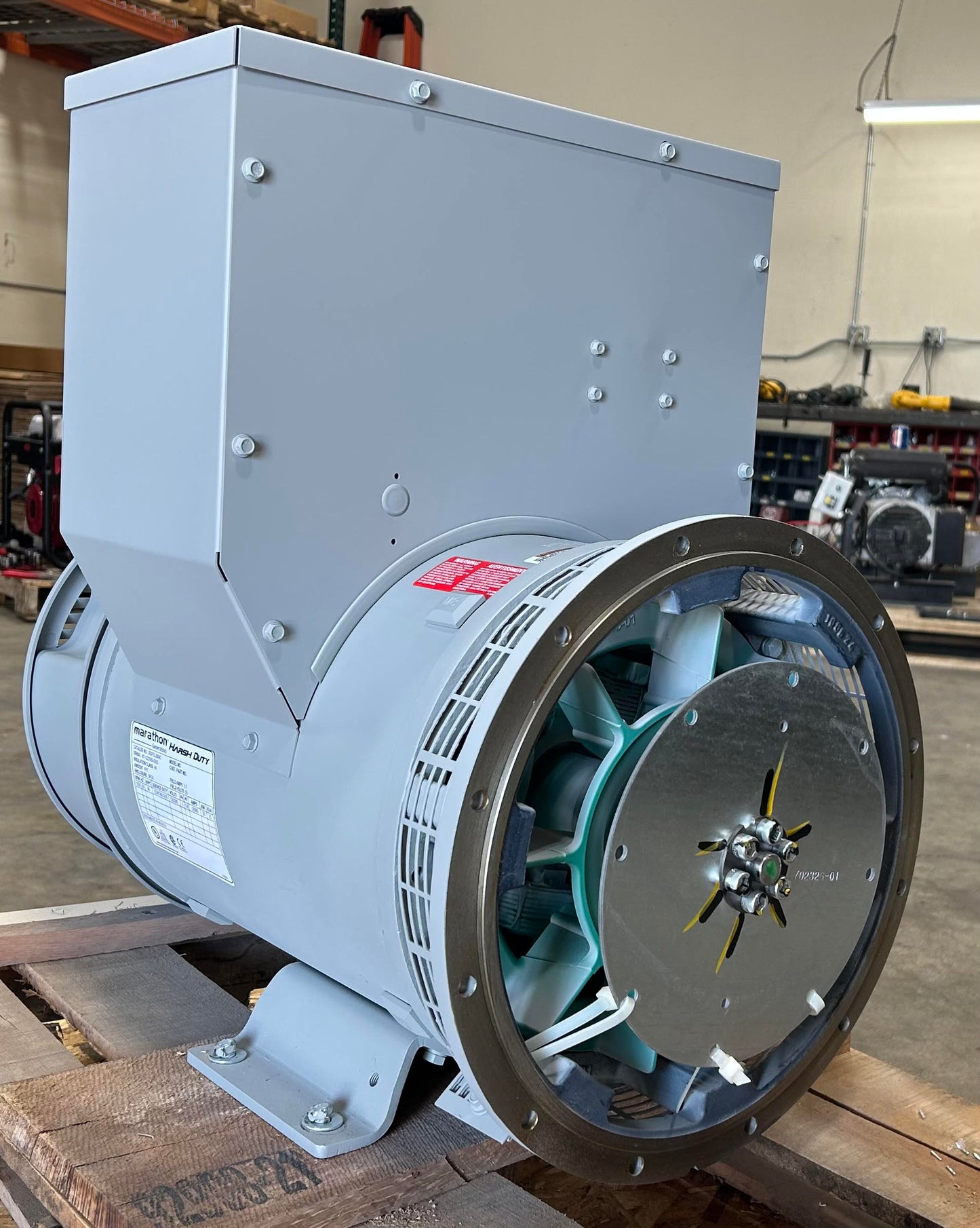 New Marathon 283PSL8045 20 kW 3 Phase 208 V Harsh Duty Mariner Alternator Generator includes