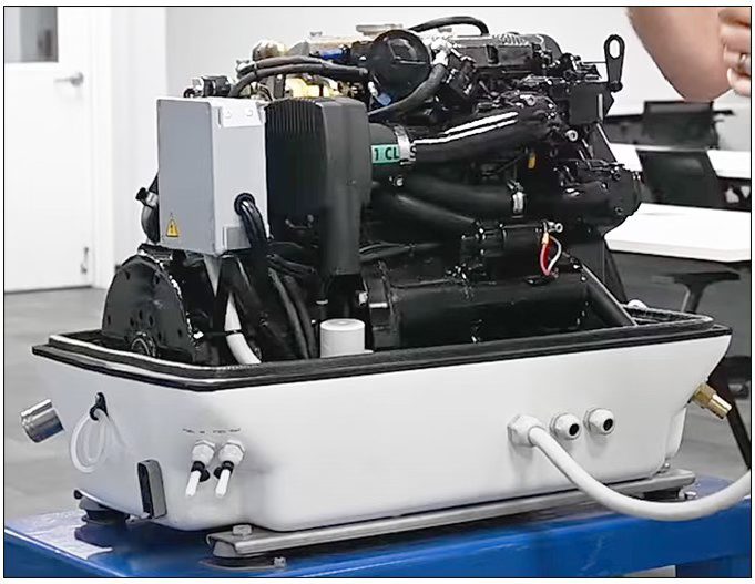 New Kohler Lombardini 14,000 Watt Diesel Marine Generator ~ QUIET: 54 decibels @ 23 feet
