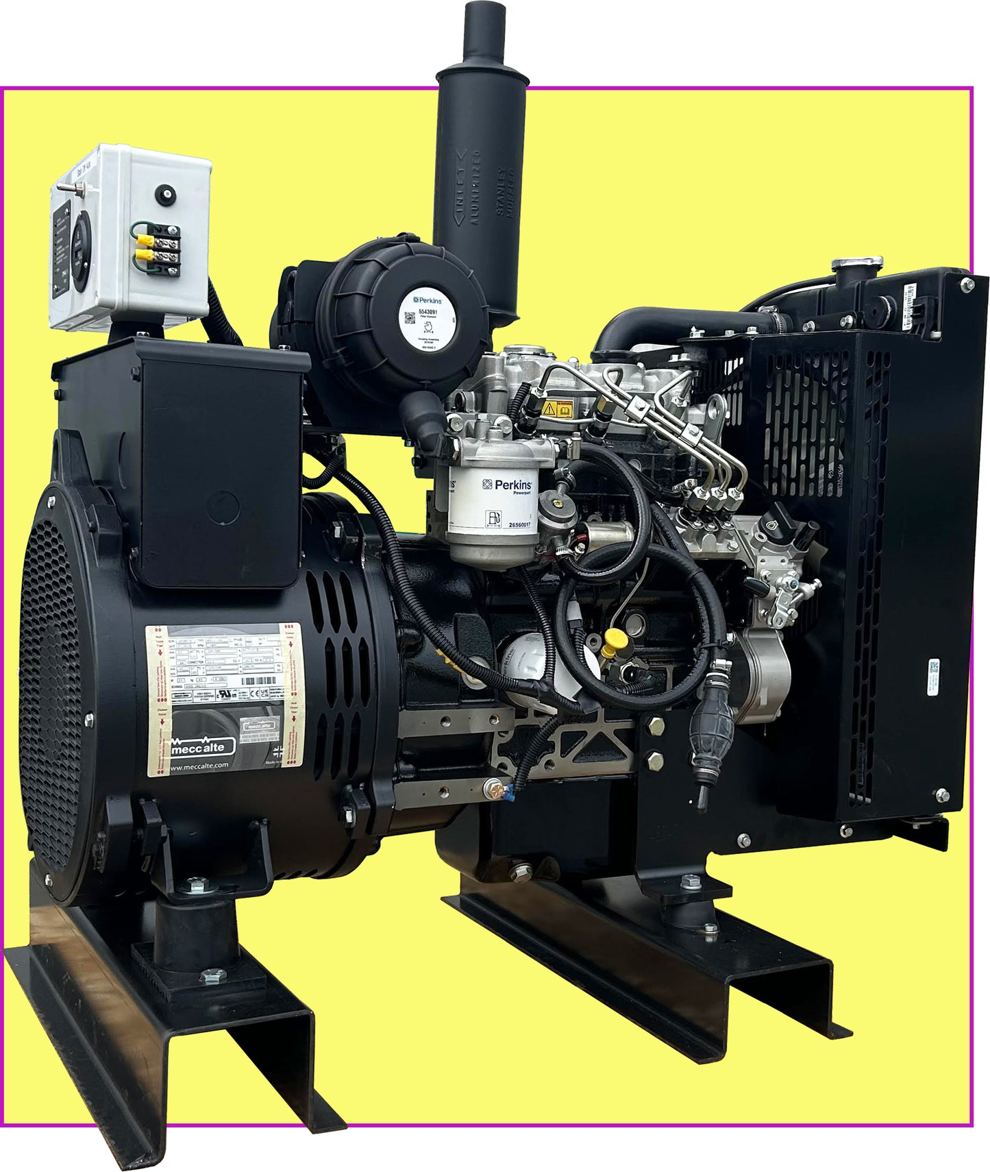 NEW Perkins 10,000 Watt Diesel Generator by Central Maine Diesel