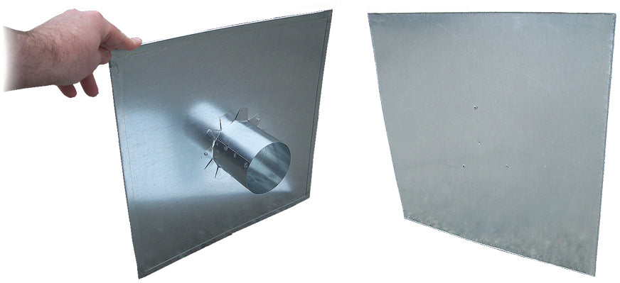 Thru-Wall Adaptor for Exhaust Pipe for Generators