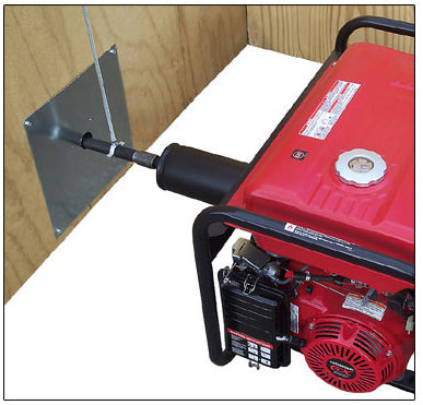 Thru-Wall Adaptor for Exhaust Pipe for Generators