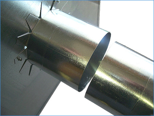 Thru-Wall Adaptor for Exhaust Pipe for Generators